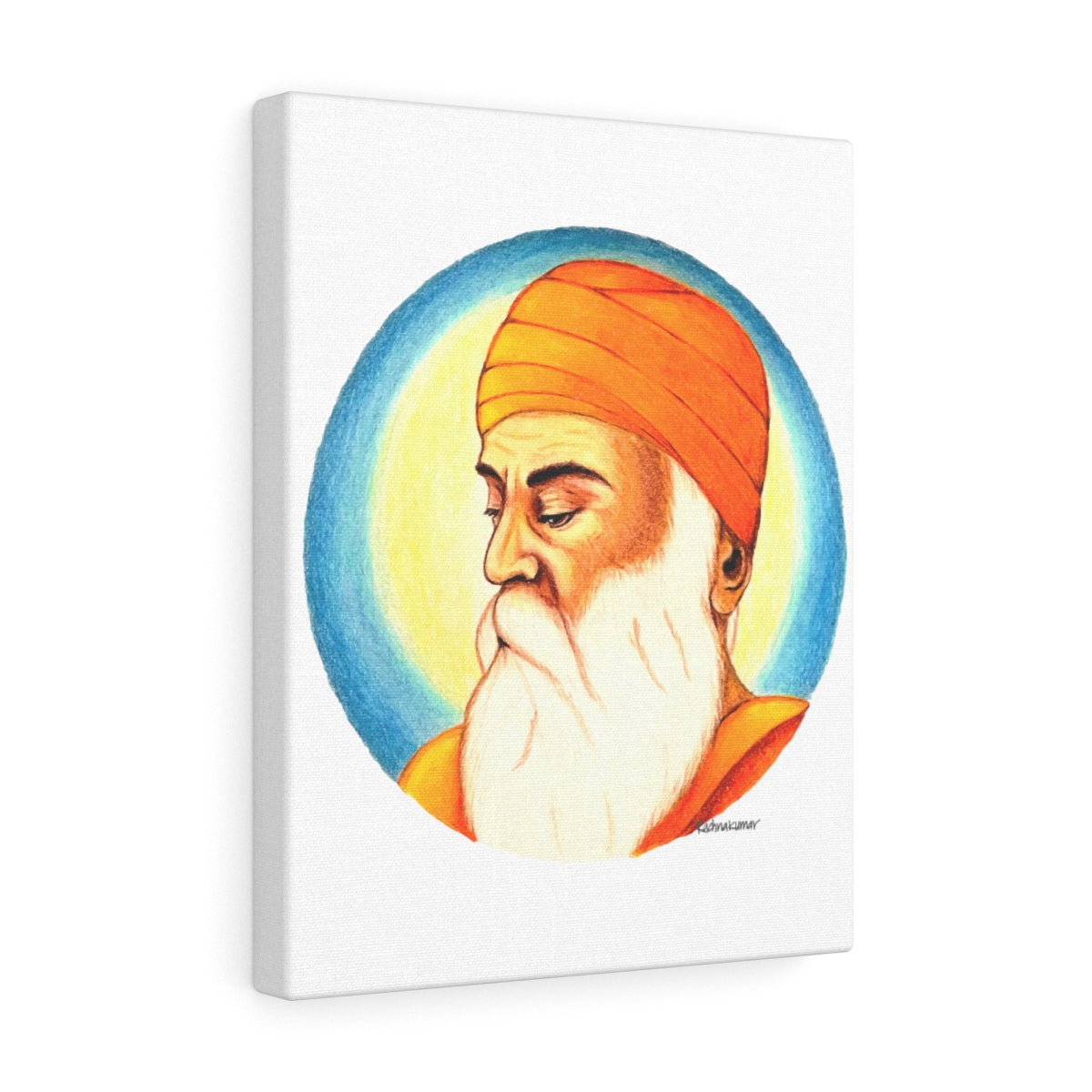Guru Nanak Dev Ji Canvas Gallery Wrap
