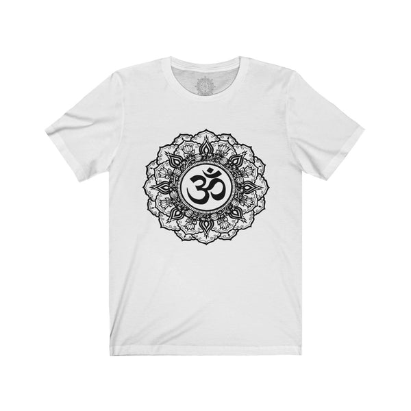 QOm Mandala Men's & Women's Soft Cotton Jersey T-Shirt